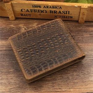 Portefeuille homme bifold style rétro, portefeuille court fait main, porte-cartes multiples, portefeuille en cuir fabriqué au Bangladesh - Product Image 5
