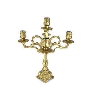 Candélabre en métal argenté et doré pour décoration intérieure, support de bougie pour centre de table de mariage et de salle à manger, disponible - Product Image 4