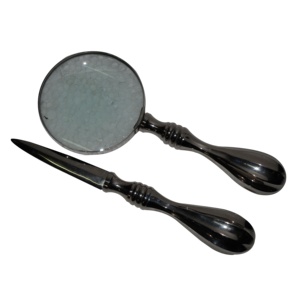 Artesanía India al por mayor Color bronce Metal Vintage diseño ojo vidrio buena calidad lupa aspecto antiguo Nuevo diseño 2025 - Product Image 1
