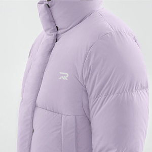 Men's Green Puffer Jacket Stand Collar Zipper Pockets Windproof Casual Winter Coat Regular Fit Polyester Filling - Product Image 6