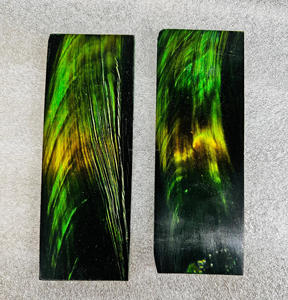 Custom Luxury Handmade Natural Buffalo Horn Rectangle Plate with Real Touch and White Stripe for <b>Eyewear</b> & Knife Handles OEM - Product Image 3