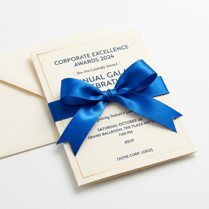 Manufacturer 25mm Blue Double Face Satin <b>Ribbon</b> Roll for Wedding Styling Floral Arrangements Gift Packing Hair Accessories Craft - Product Image 3