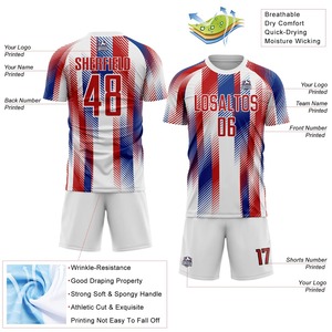 <b>soccer</b> uniform men football jersey shorts custom team set breathable quick dry sportswear - Product Image 6