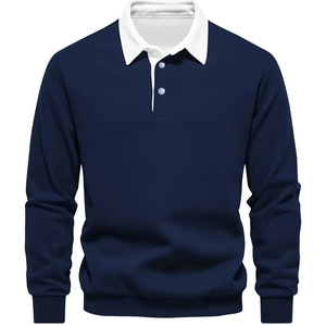 Chemise à manches longues pour homme, 100% coton, nouvelle collection, unie, vintage, séchage rapide, respirante, mode business, fabrication au Bangladesh - Product Image 1