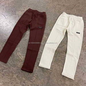 Mode féminine nouveau Design respirant jambe large pantalons de survêtement décontracté ample pleine longueur pantalon évasé - Product Image 4