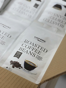 กาแฟคั่วบดยอดนิยม - เมล็ดกาแฟโรบัสต้า/อาราบิก้า ปรับสัดส่วนสูตรได้ คั่วระดับกลาง S16,S18 บรรจุ 500 กรัม/ถุงซิปล็อค บริการ OEM - Product Image 3