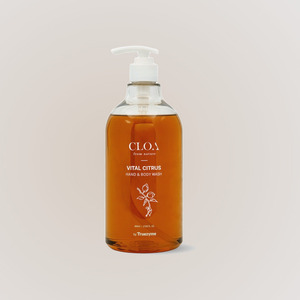 Gel de ducha Cloa Vital con aroma a cítricos de Truezyme, 800 ml, gel de ducha con aroma a neroli y cítricos. - Product Image 2