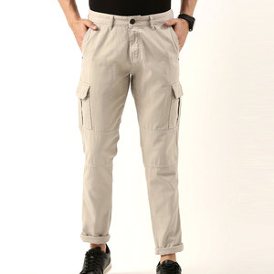 Pantalones Cargo para Hombre de Marca Privada para Venta en Línea, Color Personalizado, Pantalones Cargo Lavados para Hombre, Pantalones Cargo con Múltiples Bolsillos - Product Image 1