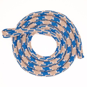 Custom Two Tone Nylon Poly Horse Lead Rope with Heavy Duty Brass Snap Hook - Product Image 3