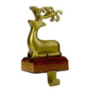 Hot Sale Wood Base Aluminium Top Christmas <b>Stocking</b> <b>Holder</b> For Hanging Decorative Use Xmas <b>Stocking</b> <b>Holder</b> With Silver Tree Top - Product Image 3