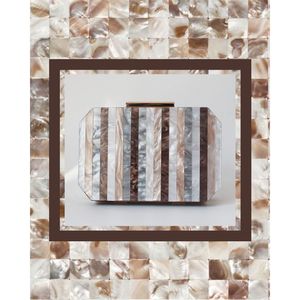 Pochette en résine écologique moderne pour femmes, accessoire de mode en cristal de qualité supérieure - Product Image 4