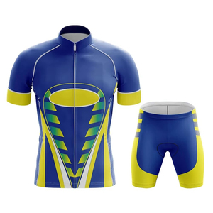 Tenue de cyclisme de qualité professionnelle, tissu hautement extensible, maillot et short de cyclisme pour une performance optimale - Product Image 5