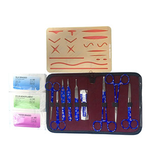 Kit de pratique de suture chirurgicale sur mannequin en acier inoxydable – Matériel pédagogique pour étudiants en soins infirmiers, anatomie et biologie - Product Image 1