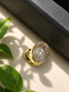 Meilleure bague empilable en pierre précieuse naturelle de rutile doré, bijou de haute qualité au meilleur prix, pierre précieuse naturelle - Product Image 4
