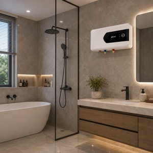 Vietnamese Factory Wholesales Price 15Liter Tank Home Bathroom Slim Electric Storage Water <b>Heater</b> Rossi Napas Slim 15 - Product Image 4