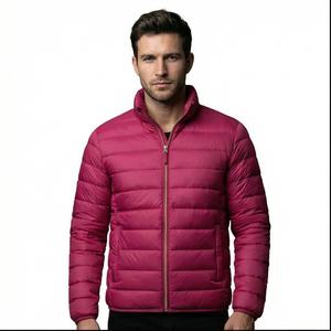 Chaqueta de invierno cálida para hombre de talla grande con diseños personalizados OEM, Abrigo acolchado de concha suave con cremallera, a prueba de viento, estilo a cuadros a la moda para hombre - Product Image 1