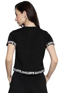 Custom Logo Summer Crop T <b>Shirt</b> Casual Blank Short Sleeve Crop Top <b>Shirts</b> Vintage Washed O-neck Sports T <b>Shirt</b> <b>for</b> <b>Women</b> - Product Image 4