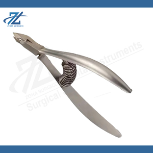 High Quality 14 Ingrown <b>Nail</b> Cuticle Nippers 4CR13 Stainless Steel Straight Blade <b>Professional</b> Use Wide Jaw Opening Toe Use Made - Product Image 4