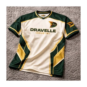 เสื้อทีมเกมมิ่งแบบสั่งทำจำนวนมาก พรีเมียม สำหรับอีสปอร์ต ผลิตแบบ OEM ผ้าตาข่ายหนา ระบายอากาศได้ดี แห้งเร็ว เป็นมิตรกับสิ่งแวดล้อม สำหรับทุกเพศ - Product Image 1