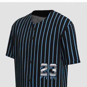 เสื้อเบสบอลแบบกำหนดเองสำหรับทีมกีฬา ระบายอากาศได้ดี ผลิตโดยผู้ผลิตเสื้อผ้ากีฬาแบบ OEM พร้อมบริการพิมพ์ลายแบบ Sublimation - Product Image 1