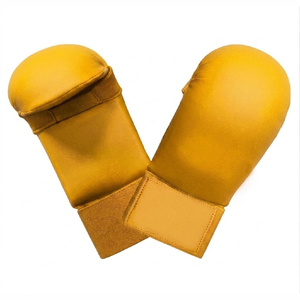 Protège-mains de kickboxing de haute qualité, respirant, antidérapant, bleu, pour l'entraînement, légers, pour le karaté et le sparring - Product Image 1