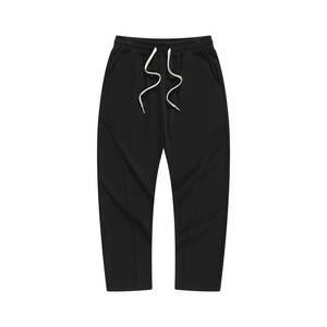 Pantalones Deportivos Verde Oliva para Hombre, Cintura Elástica con Cordón, Bolsillos Laterales, Pantalones de Punto Transpirables de Peso Medio, Ropa de Otoño - Product Image 2