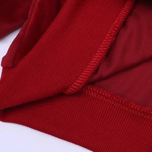 Color personalizado diseño liso niños ropa conjunto venta al por mayor chándales niños terciopelo 2 uds traje personalizado - Product Image 6