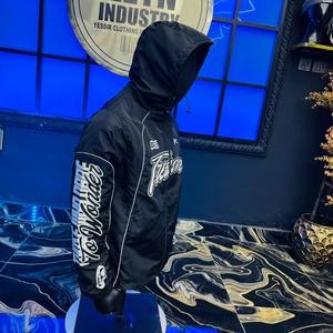 Chaqueta Cortavientos con Capucha y Forro de Malla, Impermeable, con Cierre de Cremallera, Personalizable con Impresión OEM, para Hombre - Product Image 3