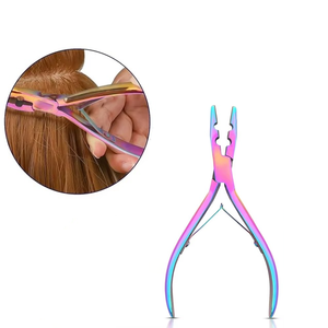 Top Quality Hair <b>Extension</b> Tool Supplier Plier Hair Pliers for Micro Ring <b>Beads</b> Tips Hair <b>Extension</b> Smooth Handle - Product Image 2