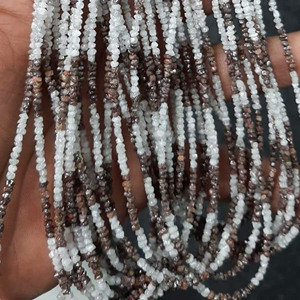 Perles de diamant multi-couleurs non taillées irrégulières, perles de diamant en vrac, brin de 15 pouces, fournisseur en gros, prix d'usine, qualité supérieure de pierres précieuses - Product Image 1