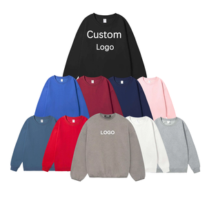 OEM Manufacturer Custom Wholesale Cotton <b>Fleece</b> Sweatshirt Crewneck Private Label Clothing Bulk Production <b>Plant</b> - Product Image 1