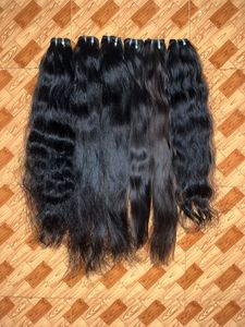 Extensiones de Cabello Liso Indio Natural de 12 a 32 Pulgadas Disponibles - Product Image 4