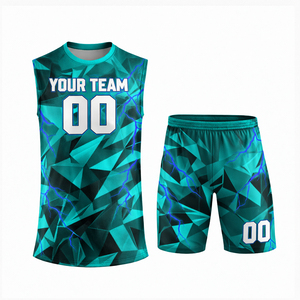 Ensemble de football 7v7 pour hommes adultes, taille plus, léger, respirant, été, 100% polyester, sublimé, personnalisé - Product Image 3