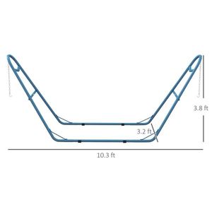 Supporto Moderno per Amaca con Tessuto Impermeabile e Struttura in Metallo per Interni ed Esterni, Camera da Letto, Campeggio, Soggiorno, Ospedale, Arredamento da Esterno - Product Image 3