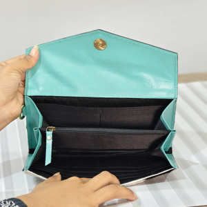 Most Trendy Rock Style Floral Tooled Leather Purse <b>Wallet</b> Genuine Cowhide Leather Clutch Handmade Western Style Factory Prices - Product Image 3