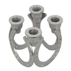 Latest Arrival Horse <b>Shoe</b> Style 4 Arms Candle Stand Handmade Heat Resistance Candle <b>Holder</b> Factory Price - Product Image 3