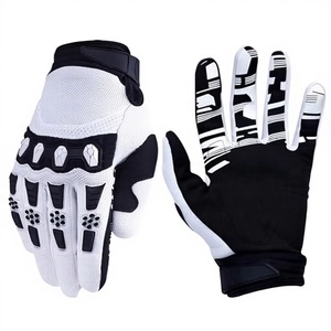 Charr Unisex Pyrotect Leather Motocross <b>Gloves</b> Full Finger Breathable Spring Summer Autumn Non-Slip <b>Touch</b> Screen <b>Gloves</b> - Product Image 4