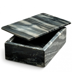 Marble jewelry <b>Box</b> Wholesale Price Factory Customized Sizes Brass Handle Square Shape Marble <b>Box</b> - Product Image 2