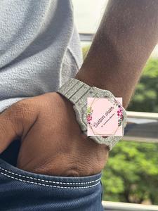 Montre automatique pour homme style hip-hop, en acier inoxydable, sertie de moissanite VVS, mouvement mécanique, cadran carré, analogique. - Product Image 3