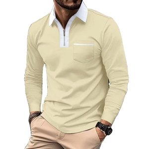 Producción en Masa de Camisetas Polo para Hombre, Manga Larga, Logotipo Personalizado, Exportador de Ropa - Product Image 6