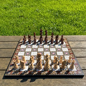 Ensemble d'échecs professionnel de luxe en bois, pièces Staunton artisanales, plateau en bois lesté, coffret cadeau pour adultes et enfants, idéal pour les tournois - Product Image 5
