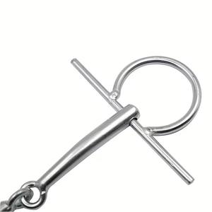 Anillo Ecuestre de Acero Inoxidable de Primera Calidad, Estilo Español y Portugués, con Diseño de Bocado de Caballo, Talla Personalizada - Product Image 5