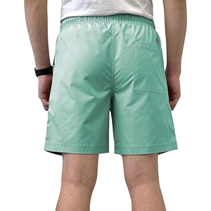 Pantalones Cortos Cortavientos para Hombre, Estilo Urbano, Tejido de Lona, Cintura Elástica, Nailon/Algodón, Impermeables, Ecológicos y Transpirables - Product Image 5