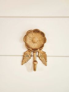 Hot Selling Elegant Golden Floral Bird <b>Wall</b> <b>Hook</b> Decorative Coat Hanger Organizer Home Stylish Durable Practical Unique - Product Image 5