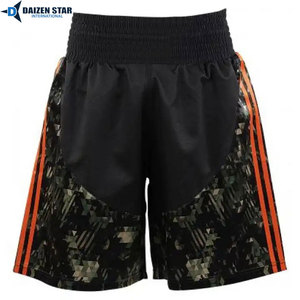 OEM Boxing Shorts Men Polyester Mesh Quick Dry Training Shorts Athletic Fitness Apparel Custom Print - Product Image 5