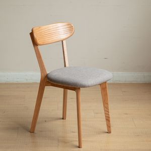 Set 4 sedie da pranzo in legno di quercia FAS nordamericano 100% 47.5 massello senza sporco x 55.5x78cm in legno naturale sedia da salotto - Product Image 6