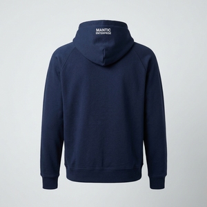 Custom Logo Embroidered 100% Cotton Fleece Pullover <b>Hoodie</b> <b>Plain</b> Blank High Quality Regular Fit Heavyweight ODM Unisex - Product Image 2