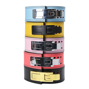 Cinturones de Gimnasio de Cuero Vacuno de Longitud Personalizada, Transpirables y Duraderos, para Hombres y Mujeres, con Hebilla de Acero, para Fitness, Levantamiento de Pesas, Powerlifting y Sentadillas - Product Image 5