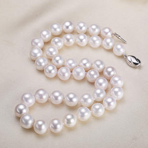 Collar de Perlas de Agua Dulce Auténticas Sin Defectos de Zhuji Jewelry, Regalo para Mamá, Cadena para Clavícula, Venta al por Mayor - Product Image 3