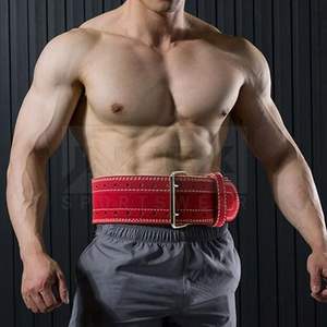 Cinturón de Gimnasio Premium para Hombre, Levantamiento de Pesas, Soporte Lumbar, Cinturón de Fitness Ajustable, Fábrica OEM - Product Image 5